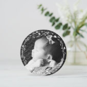 Winter Foliage Kerstvakantie Kaart (Staand voorkant)