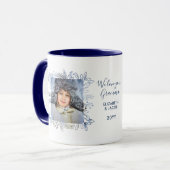 Winter Foliage Lijst 2 Foto Mok (Voorkant links)