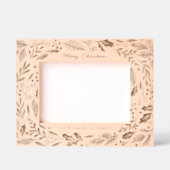 Winter Foliage Vakantie Kerstmis Gegraveerde Lijstjes (Voorkant)