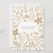 WINTER FOLIAGE WREATH | STYLISH HOLIDAY CARD FEESTDAGENKAART (Achterkant)