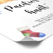 Winter - fopspeenjacht baby shower spel poster (Hoek)