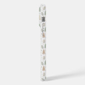 Winter Forest Animals Seamless Pattern iPhone Hoesje (Linkerkant)