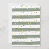 Winter Forest Baby, met koude buitenzijde Baby sho Kaart (Achterkant)