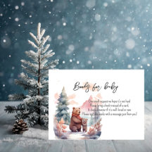 Winter Forest Beren Boeken voor Baby