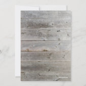 Winter Forest Boy Country Wolf Deer Baby shower Kaart (Achterkant)