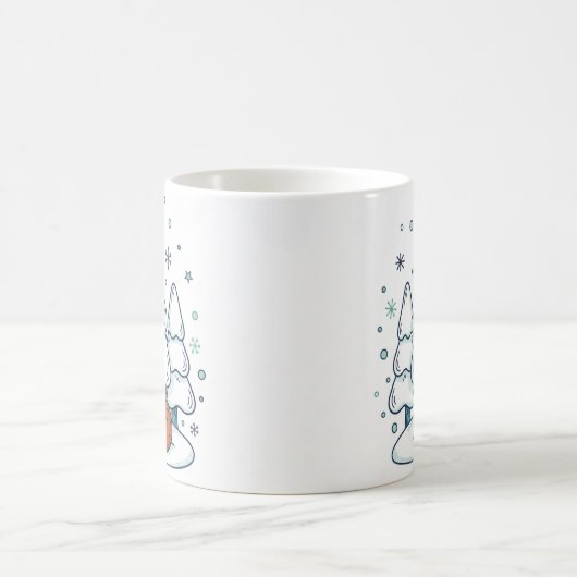 Winter Forest Ceramic Mug (11oz) Koffiemok (Center)