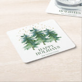 Winter Forest Company Kartonnen Onderzetters (Schuin)