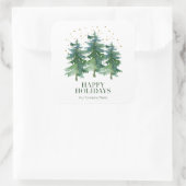 Winter Forest Company Vakantieplein Sticker (Tas)