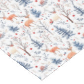 Winter Forest Deer Woodland Tafelkleed (Gekanteld)