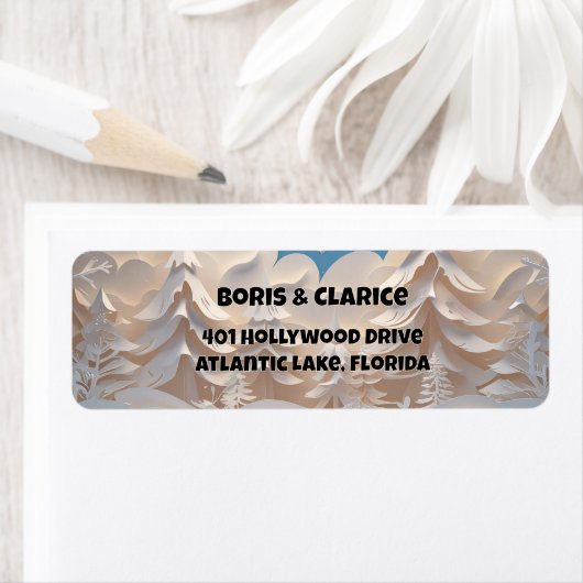 Winter Forest Etiket (Insitu)