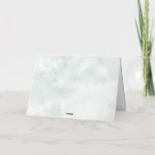 Winter Forest Gender Neutral Baby Shower Bedankkaart (Achterkant)