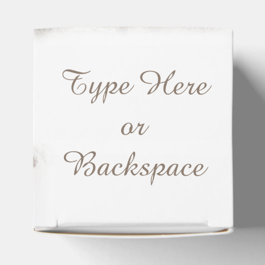 Winter Forest Gift Box Personalized Holiday Boxes Bedankdoosjes (Bovenkant)