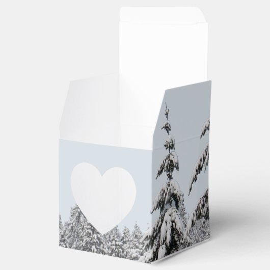 Winter Forest Gift Box Personalized Holiday Boxes Bedankdoosjes (Geopend)