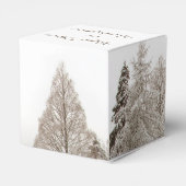 Winter Forest Gift Box Personalized Holiday Boxes Bedankdoosjes (Achterkant)