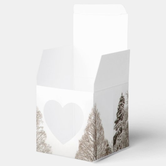 Winter Forest Gift Box Personalized Holiday Boxes Bedankdoosjes (Geopend)