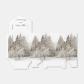 Winter Forest Gift Box Personalized Holiday Boxes Bedankdoosjes (Uitgevouwen)