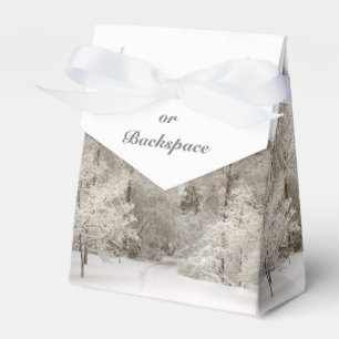 Winter Forest Gift Box Personalized Holiday Boxes Bedankdoosjes