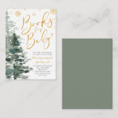 Winter Forest Gold Het is een koud verzoek buiten  Informatiekaartje (Voorkant / Achterkant)