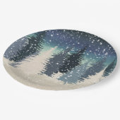 Winter Forest - Laat het sneeuwen Papieren Bordje (Gekanteld)