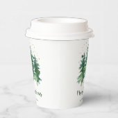 Winter Forest Merry kerst Company Papieren Bekers (Rechts)