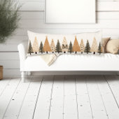 Winter Forest Neutral Monogram Lichaamskussen