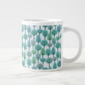 Winter Forest Pattern Grote Koffiekop (Rechts)