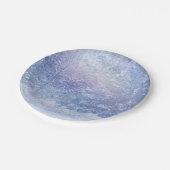 Winter Forest Pine Trees Snowflakes Elegant Party Papieren Bordje (Gekanteld)