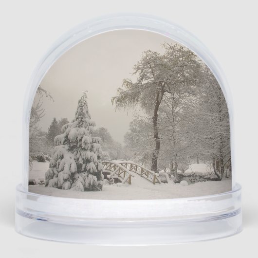 Winter Forest Playing Cards Personalized Cards Sneeuwbol (Voorkant)