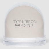 Winter Forest Playing Cards Personalized Cards Sneeuwbol (Achterkant)