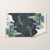 Winter Forest Scene Handdoek (Handdoek)