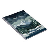 Winter Forest Scene Notitieboek (Rechterzijde)