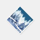 Winter Forest Scene Servet (Hoek)