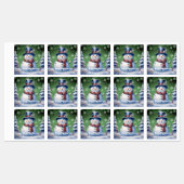 Winter Forest Snowman Kerstbakken | Green Labels (Vel)