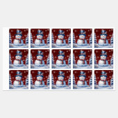 Winter Forest Snowman Kerstbakken | Red Labels (Vel)