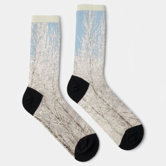 Winter Forest Socks Snow Camouflage Socks  Sokken (Rechts)
