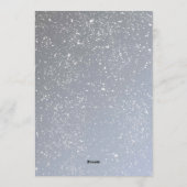 Winter Forest Watercolor Anniversary Invitation Kaart (Achterkant)