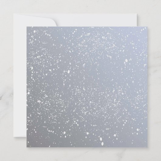 Winter Forest Watercolor Birthday Flat Card (Achterkant)