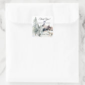 Winter Forest Watercolor Sticker (Tas)