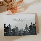 Winter Forest Wedding Gastenboek