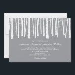 Winter Forest Wedding Invitations Kaart<br><div class="desc">Perfect voor winterbruiloften,  dit collectie van het Winterbos zal zeker een griezelige aanraking aan uw trouwfeest toevoegen. De kleuren van de douane beschikbaar op verzoek. Uitzicht het volledige Collectie van het bos van de Winter op berryberrysweet.com</div>