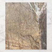 winter forest wijn etiket (Enkel label)