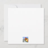 Winter Forest Woodland Friends Fox Illustratie (Achterkant)