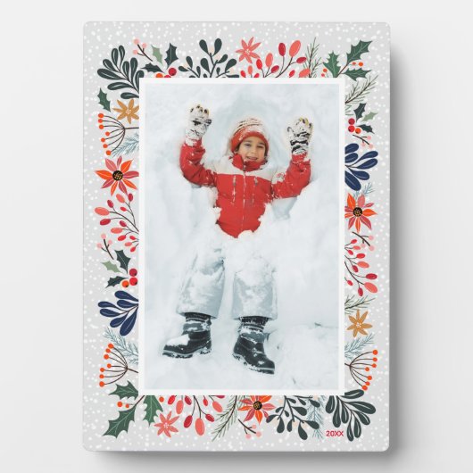 Winter Foto Fotoplaat (voorkant)