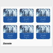 Winter Foto Kitchen Vierkante Sticker (Vel)