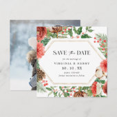 Winter Foto Save The Date (Voorkant / Achterkant)