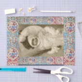 WINTER FOTO-TEMPLATE, ANGELS, PRECIES JEWELS, PARE TISSUEPAPIER (Craft)