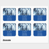 Winter Fotobedrijf Vierkante Sticker (Vel)