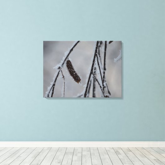 Winter Fotocanvas afdrukken (Insitu (Houten vloer))