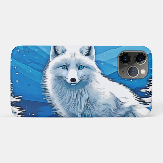 Winter Fox Art Case-Mate iPhone Case (Achterkant (horizontaal))