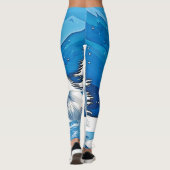 Winter Fox Art Leggings (Achterkant)